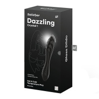 Стеклянный дилдо Satisfyer Dazzling Crystal 1 (Black)