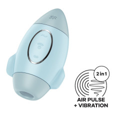 Вакуумний вібратор Satisfyer Mission Control Blue