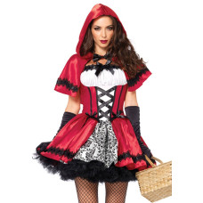 Костюм червоної шапочки Leg Avenue Gothic Red Riding Hood M