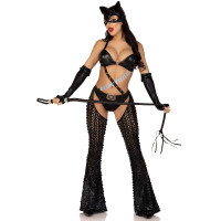 Еротичний костюм кішечки-пані Leg Avenue Mistress Kitty XS