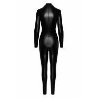 Комбінезон Noir Handmade F319 Caged wetlook catsuit with zippers and ring - 3XL