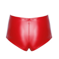 Шорти Noir Handmade F356 Red powerwetlook shorts - XL