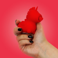 Вібратор-єдиноріжка Unihorn - Cupid's Beau, масажувальний язичок-сердечко