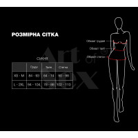 Сексуальна сукня із сітки Art of Sex - Sharlotte чорно-червона L-2XL