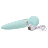 Вібромасажер 2в1 PILLOW TALK - Sultry Teal