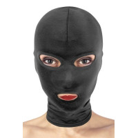 Капюшон для БДСМ з відкритими очима та ротом Fetish Tentation