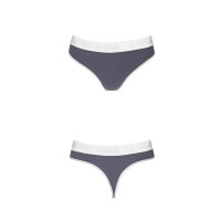 Спортивні трусики-стрінги Passion PS007 PANTIES dark grey, size XL