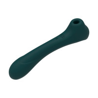 Вібратор 2-в-1 Alive Quiver Teal