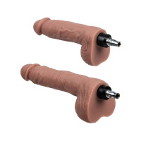 Смарт секс-машина Lovense Sex Machine, два штоки та фалоімітатори з підключенням до вебкаму