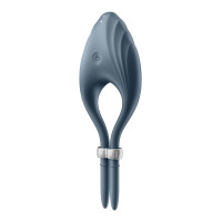 Ерекційне віброкільце-ласо Satisfyer Duelist Dark Blue, 10 режимів, потужний мотор