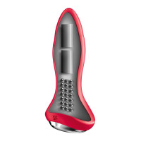 Анальна смартвібропробка із перлинним масажем Satisfyer Rotator Plug 1+  Red
