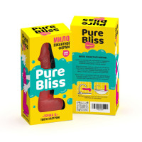 Крафтове мило-член із присоскою Pure Bliss MINI Red, натуральне