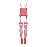 Obsessive Bodystocking F214 red S/M/L