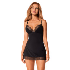 Пеньюар Obsessive Bella Rou chemise & thong XS/S