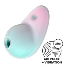 Вакуумний вібратор Satisfyer Pixie Dust Mint/Pink