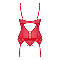 Корсет Obsessive Ingridia corset & thong M/L