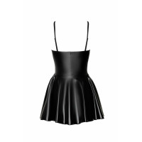 Сукня Noir Handmade F308 Dreamer wetlook corset mini dress with front zipper - XL