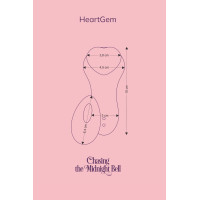 Вібратор у трусики FairyGasm HeartGem blue