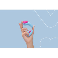 Вібратор у трусики FairyGasm HeartGem blue