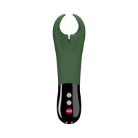Вібратор для пеніса Fun Factory MANTA moss green/black, підходить для парних ігор