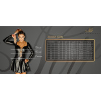 Корсет Noir Handmade F334 Powerwetlook corset - XXL