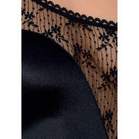 Боді-монокіні з глибоким декольте PETRA BODY black XXL/XXXL — Passion Exclusive