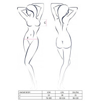 Боді-монокіні HAGAR BODY black S/M - Passion Exclusive