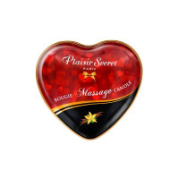 Розпродаж!!! Масажна свічка-серце Plaisirs Secrets Vanilla (35 мл) (термін 04.2026)