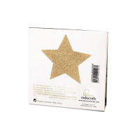 Пестіс - стикини Bijoux Indiscrets - Flash Star Gold, наклейки на соски