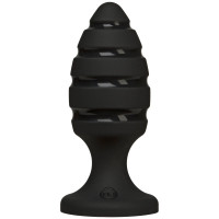 Анальний плаг зі спіральним каналом Doc Johnson Platinum Premium Silicone 