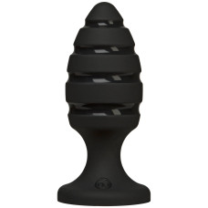 Анальний плаг зі спіральним каналом Doc Johnson Platinum Premium Silicone