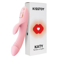 Вібратор-кролик KisToy Katy з підігрівом