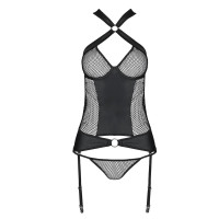 Корсет Amanda Corset black L/XL - Passion