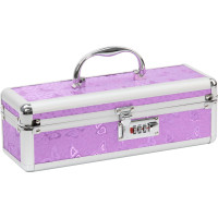 Кейс для хранения секс-игрушек BMS Factory - The Toy Chest Lokable Vibrator Case Purple с кодовым
