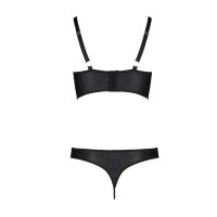 Комплект з еко шкіри Malwia Bikini black 6XL/7XL — Passion