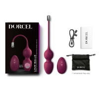 Вагінальні кульки Dorcel LOVE BALLS PLUM, пульт ДК