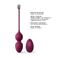 Вагінальні кульки Dorcel LOVE BALLS PLUM, пульт ДК