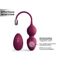 Вагінальні кульки Dorcel LOVE BALLS PLUM, пульт ДК