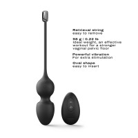 Вагінальні кульки Dorcel LOVE BALLS BLACK, пульт ДК