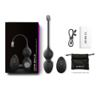 Вагінальні кульки Dorcel LOVE BALLS BLACK, пульт ДК