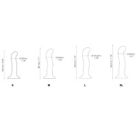 Насадка для страпона Strap-On-Me P&G-Spot Dildo, силікон, розмір XL