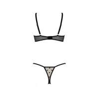 Комплект MARINA SET WITH OPEN BRA beige L/XL - Passion
