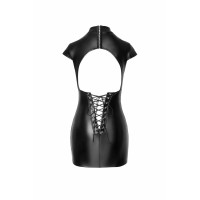 Сукня Noir Handmade F309 Fantasy wetlook mini dress with lace up back - M