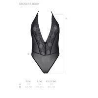 Боді Passion DROSERA BODY black XXL/XXXL - ECO Passion