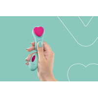 Вібратор у трусики FairyGasm HeartGem green