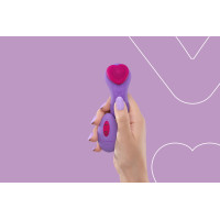 Вібратор у трусики FairyGasm HeartGem violet