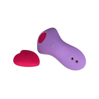 Вібратор у трусики FairyGasm HeartGem violet