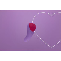 Вібратор у трусики FairyGasm HeartGem violet
