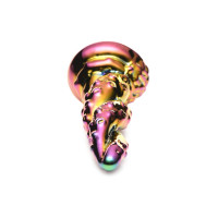 Фентезійний фалоімітатор Creature Cocks Enchanting Rainbow Glass Dildo