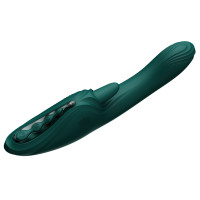 Вібратор-кролик Zalo Ares Turquoise Green